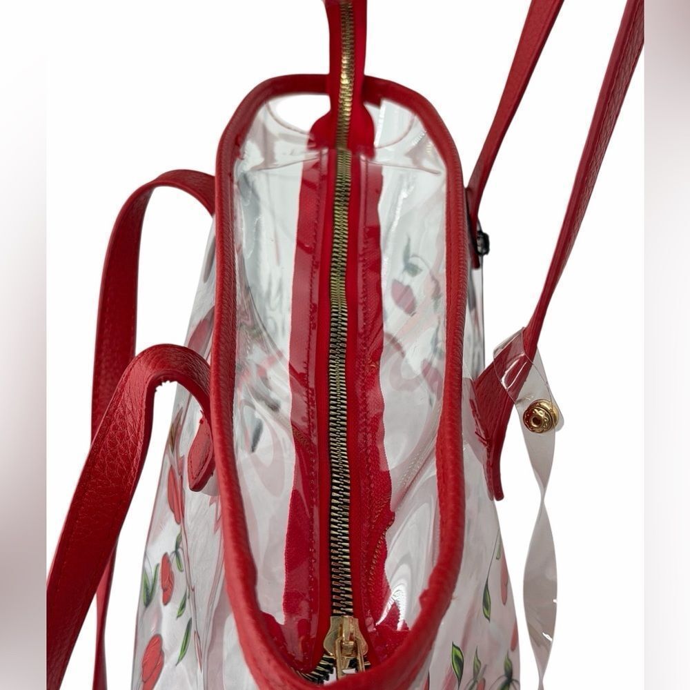 Ed Hardy Cherries Transparent Set:Large Tote Bag/Wallet - Picture 6 of 9